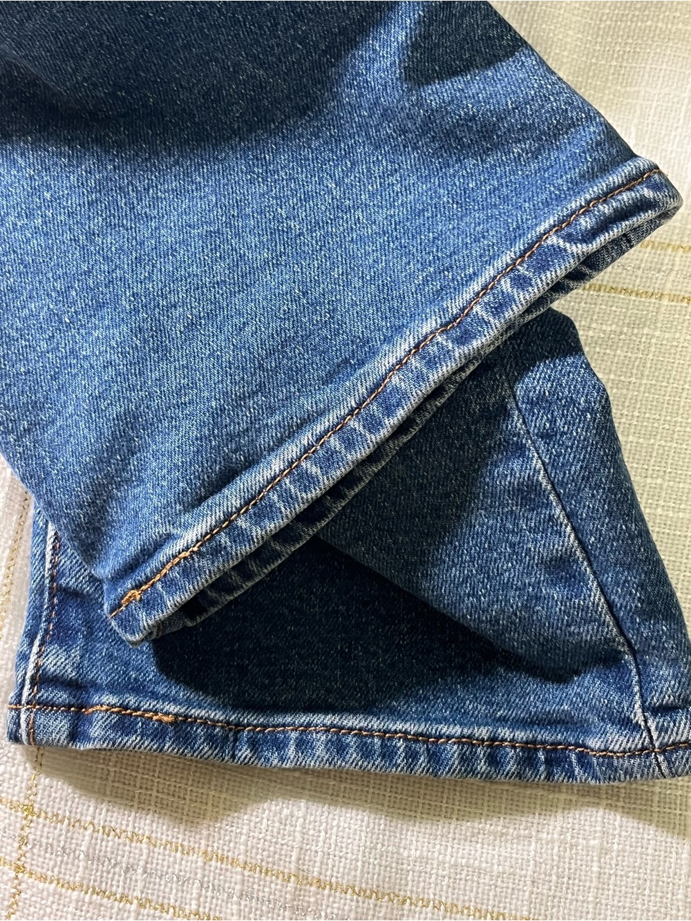 Levi’s Women Wedge Straight Stretch Jeans Cotton Blend size 31/28 Blue - Picture 9 of 16